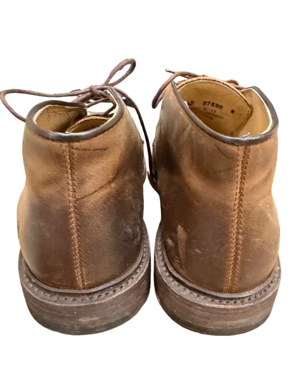 FRYE Bowery Lace Up Chukka Boot Brown Size 9.5